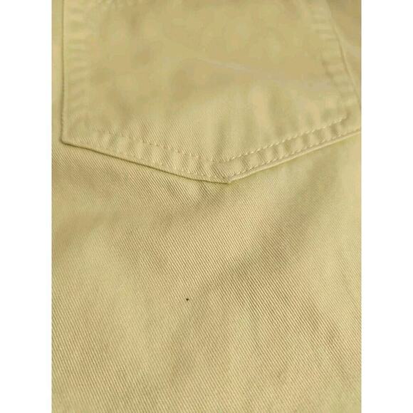Lauren Ralph Lauren Jeans Co. ~Woman Size 6~ Yellow 5 Pocket Capri Denim Jeans. - Picture 9 of 9